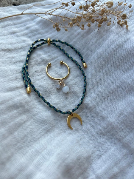 Bague Sane - Pierres précieuses - Bague ajustable