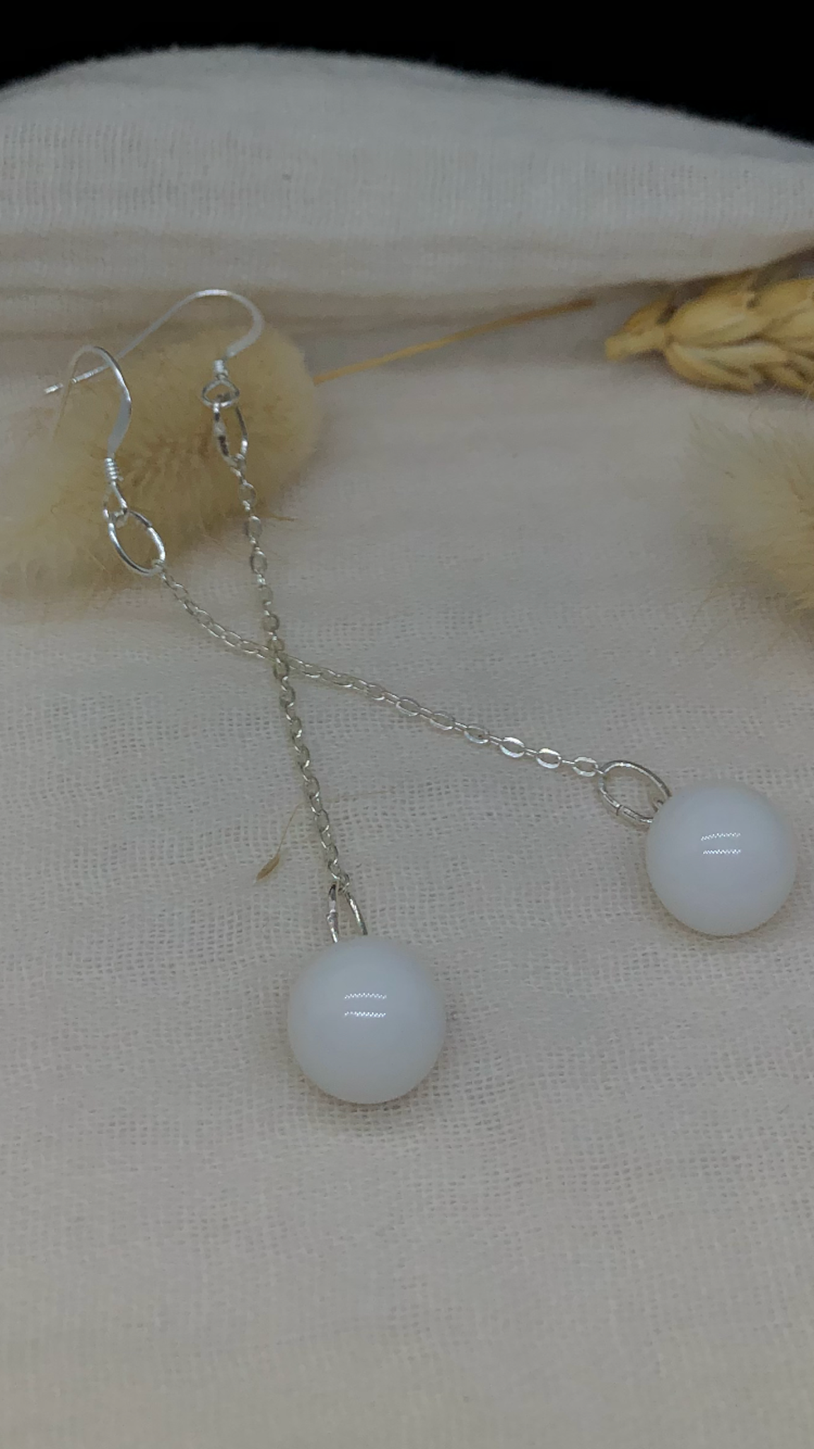Boucles d'oreilles Tessa - Bijou au lait maternel