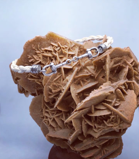Bracelet crin de cheval - mors Acier inoxydable