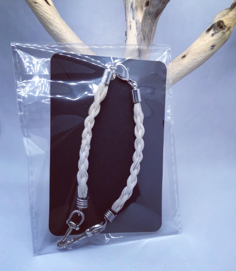 Bracelet crin de cheval - mors Acier inoxydable