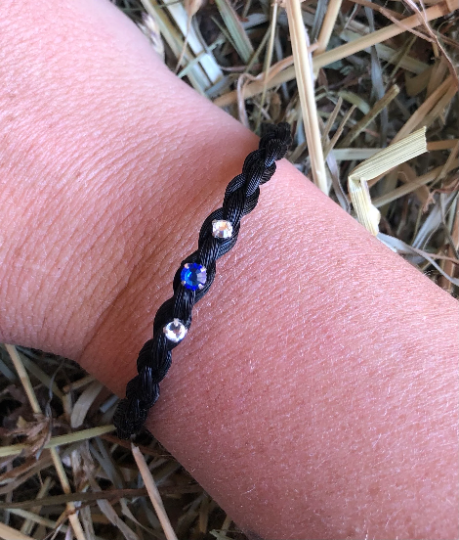 Bracelet crin de cheval - Bright