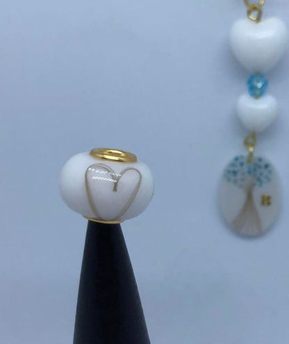 Perle lait maternel pour bracelet Pandora
