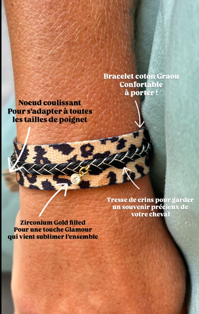 Bracelet Graou – Bracelet en crins de cheval