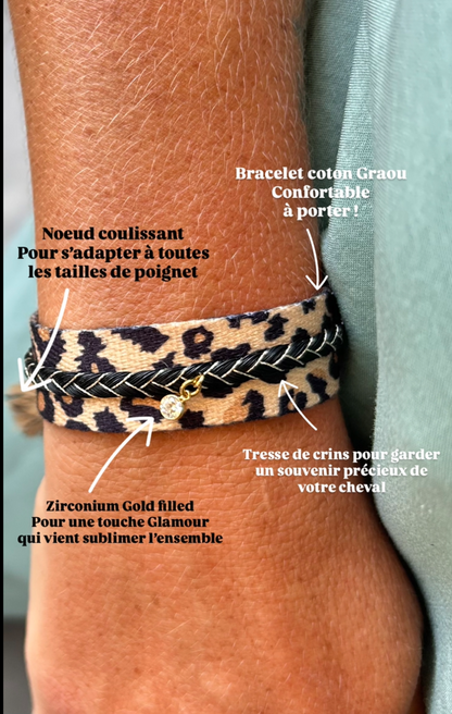 Bracelet Graou – Bracelet en crins de cheval
