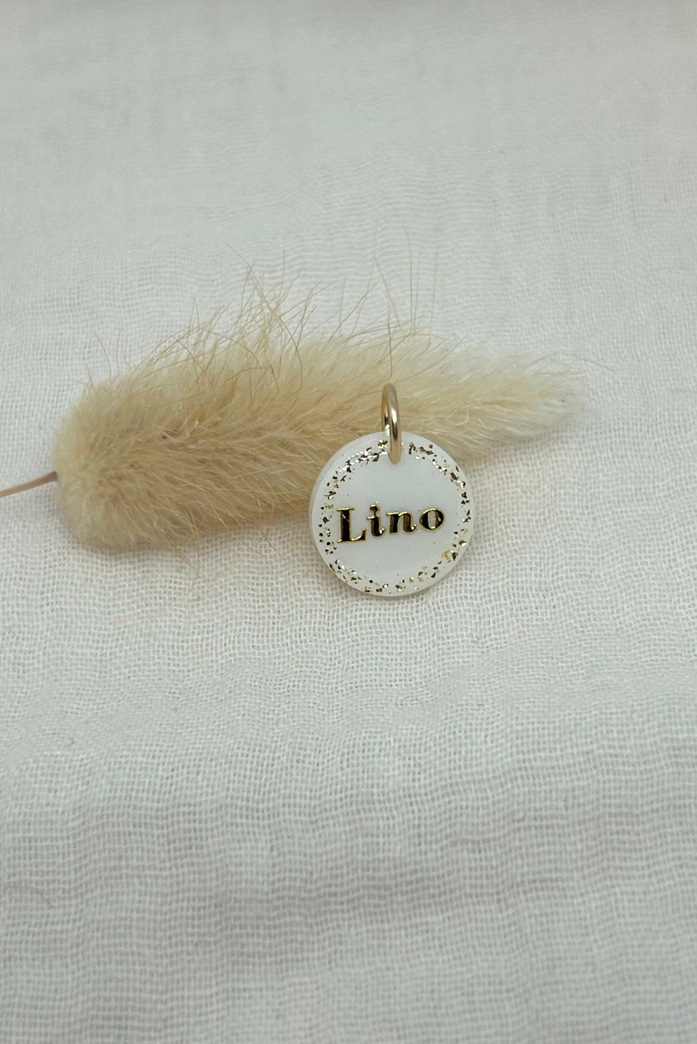 Pendentif Nomea au Lait Maternel avec Prénom Bébé