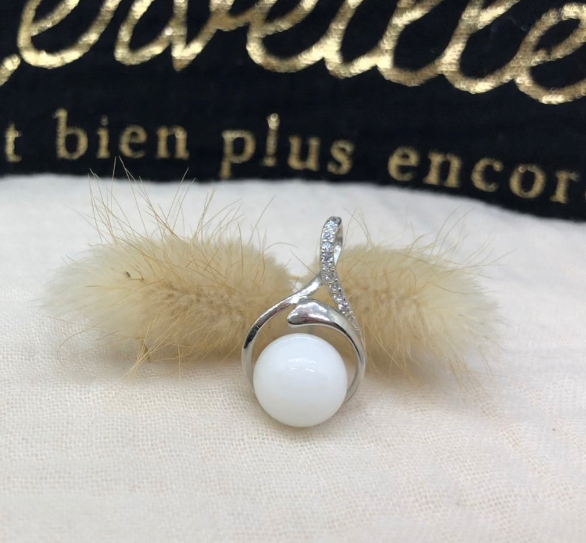 pendentif argent rond lait maternel