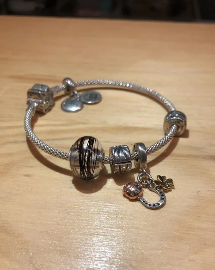 perle en crin de cheval pour bracelet pandora