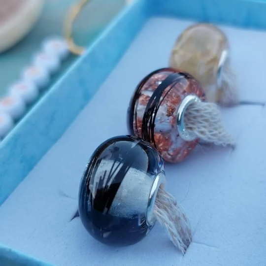 perle en crin de cheval pour bracelet pandora