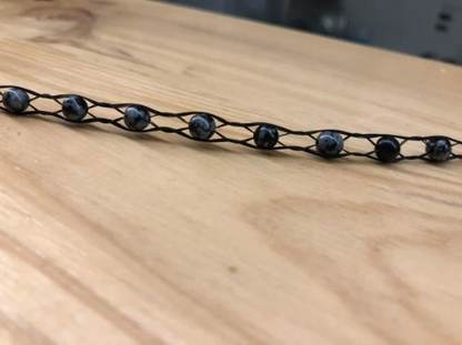 Bracelet crin de cheval et pierres