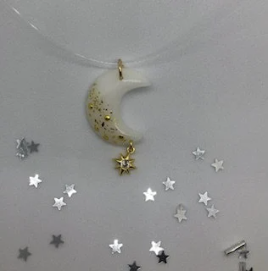 Pendentif Lune de lait